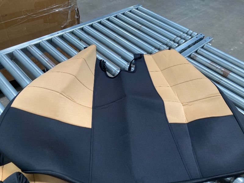 Photo 1 of **NO BOX***5 PIECE KISTRBA SEAT COVER BLACK AND TAN