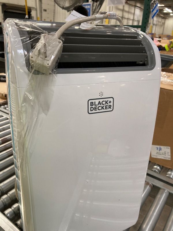 Photo 1 of ***NO REFUNDS NO RETURNS-FOR PARTS ONLY***BLACK+DECKER Smart Portable Air Conditioner, 14,000 BTU for Rooms up to 700 Sq. Ft., Smart Portable AC with Follow Me Remote and Window Kit, BPACT14WT, White