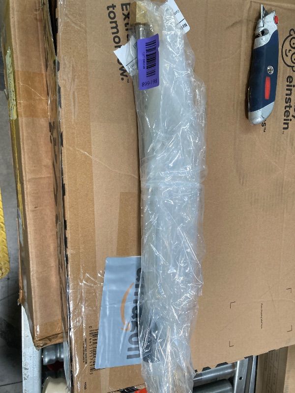 Photo 1 of **PARTS ONLY/NO POLE**Buyplus 24FT Reach Telescoping Gutter Cleaning Tools -16FT Rain Gutter Cleaner Tools From Ground with 3/4" Brass Garden Hose Shut Off Valve, Bendable Flexible Water Wand for Garden Hose, Window