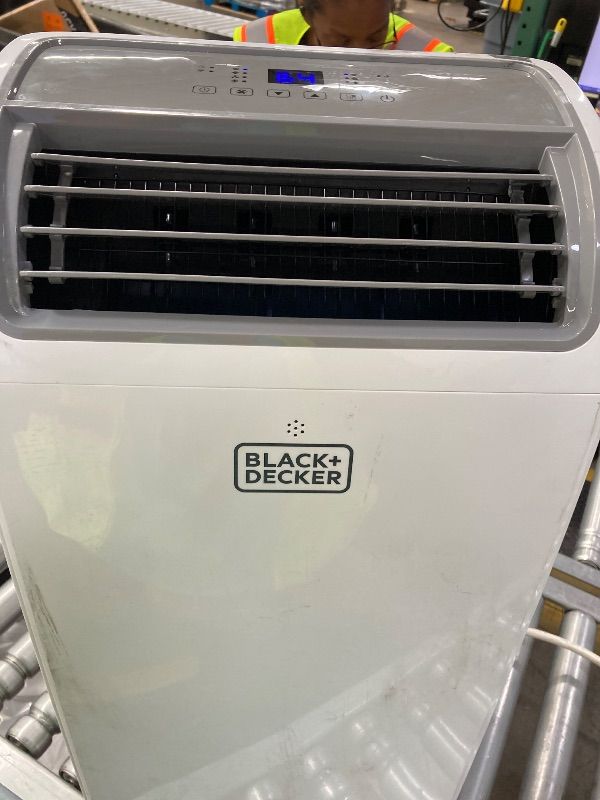 Photo 1 of **NO REFUNDS NO RETURNS-FOR PARTS ONLY***BLACK+DECKER Smart Portable Air Conditioner, 14,000 BTU for Rooms up to 700 Sq. Ft., Smart Portable AC with Follow Me Remote and Window Kit, BPACT14WT, White