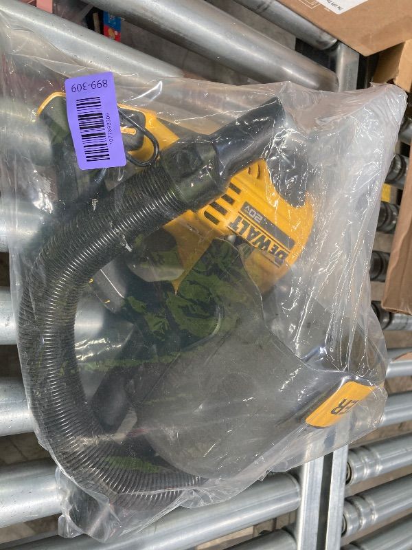 View 3 of **MISSING PARTS ONLY/NO BOX***DEWALT 20V Handheld Vacuum Cordless, Car Vacuum with HEPA Filter, 6 Attachments and LED Light, High Performance Dry Only Small Shop Vac, Battery Not Included (DCV501HB)