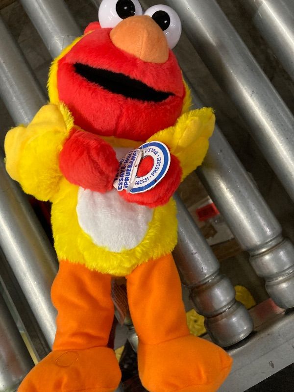 Photo 1 of ***DONT WORK/NO BOX***Sesame Street Chicken Dance Elmo Feature 13 Inch Plush, Dancing Plush, Stuffed Animal, Kids Toys for Ages 18 Month by Just Play