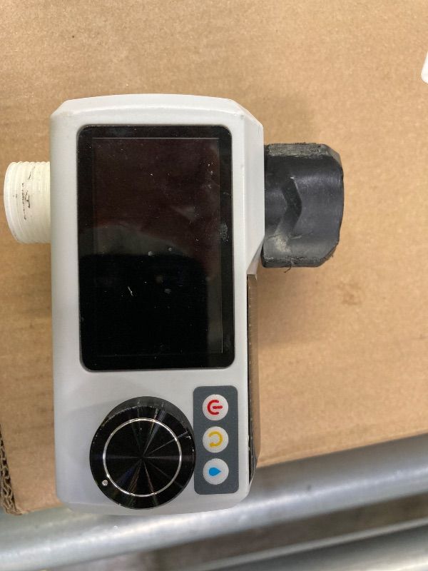 Photo 1 of **MISSING PARTS***Diydeg Sprinkler Timer, Solar Programmable Water Timer for Garden Hose with Rain Delay & Self Inspection, Outdoor Automatic Irrigation Timer for Drip Irrigation and Lawn Watering System