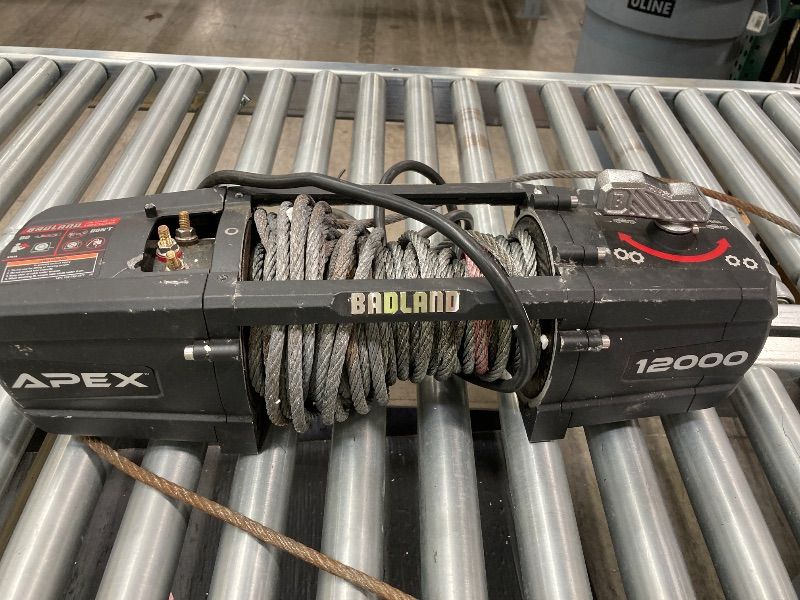 Photo 1 of ***NO BOX/PARTS ONLY***BADLAND APEX 12,000 lb. Winch with Steel Rope and Wireless Remote