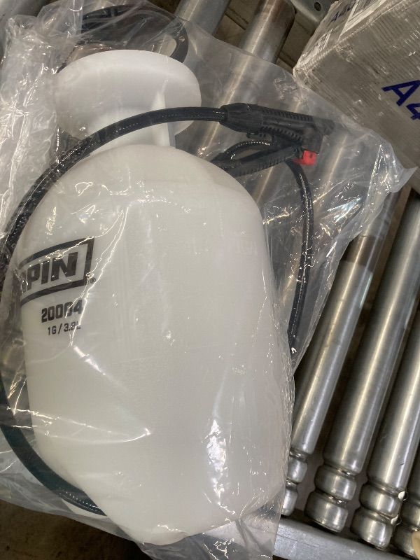 Photo 1 of ***MISSING SPRAYER****Chapin 20004 Pump Sprayer, 1-Gallon SureSpray Translucent Tank with an Easy Fill Funnel-Top Opening, Adjustable Cone Nozzle & 34" Long Reach Hose, Used for Fertilizer, Pesticides, Weeds & Pests