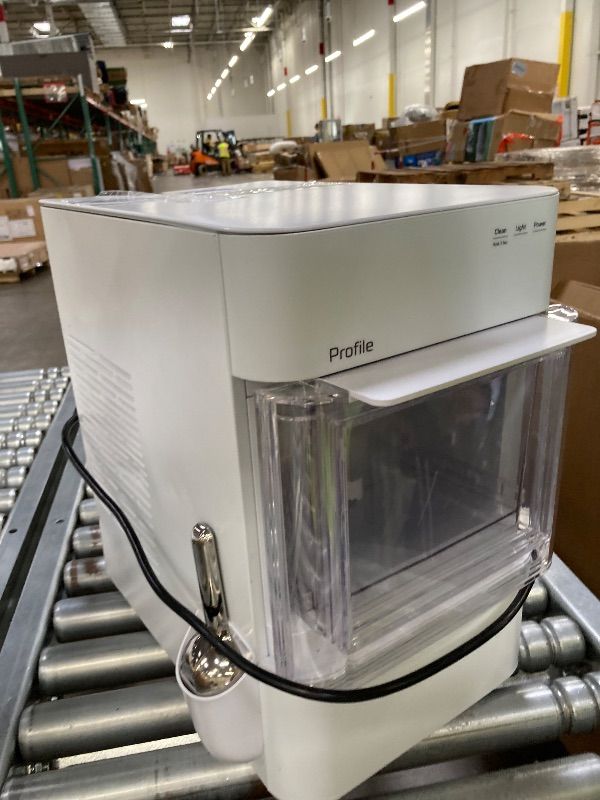 View 3 of ***PARTS ONLY/NO BOX***GE Profile Opal 2.0 Ultra Nugget Ice Maker with Scale Inhibiting Filter, Scoop Included, 38 lbs in 24 Hours, Pellet Ice Machine with WiFi & Smart Connected, Stone White