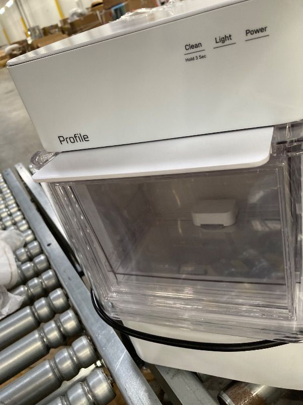 View 2 of ***PARTS ONLY/NO BOX***GE Profile Opal 2.0 Ultra Nugget Ice Maker with Scale Inhibiting Filter, Scoop Included, 38 lbs in 24 Hours, Pellet Ice Machine with WiFi & Smart Connected, Stone White