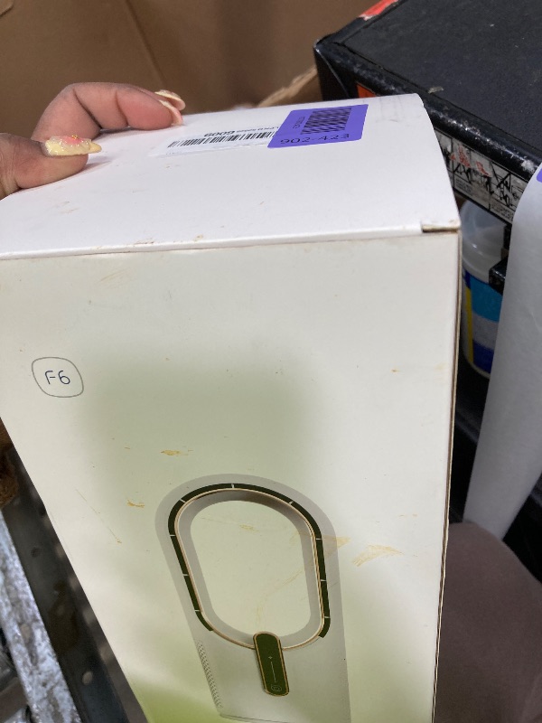 Photo 1 of **MISSING CHARGER**KONSIDEN Desk Fan Bladeless, 11.8 Inch Office Fan Small, Quiet, 3 Speed Adjustment, Touch Control, Easy to Clean, Desk Fans Small Quiet, Ideal for Office, Living Room, Bedroom**MISSING CHARGER**