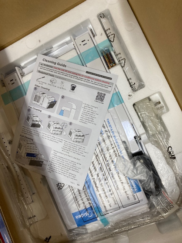 Photo 1 of ***PARTS ONLY***Midea 8,000 BTU U Shaped Smart Inverter Window Air Conditioner - Cools 350 Sq Ft, Ultra Quiet with Open Window Flexibility - Alexa/Google Assistant Compatible - 37% Energy Savings, Remote (Updated)