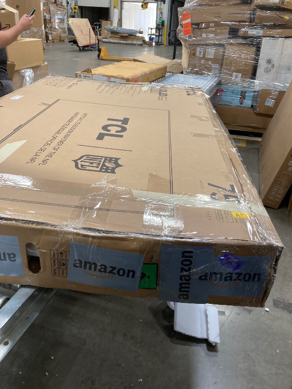 Photo 1 of ***DAMAGED -CRACKED -SELLING AS PARTS ONLY*** TCL Amazon Exclusive 75 Inch Class T7 Series | 4K QLED HDR Lag-Free Smart Google TV | 75T7, 2025 Model | 120Hz-144Hz High Brightness, Dolby Atmos, Alexa Voice Remote AI Streaming Gaming Television