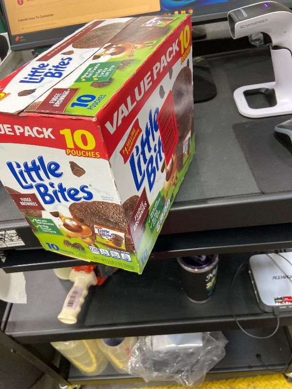 View 2 of (Value Pack) Little Bites Fudge Brownies, 10 individual packs, (1.8 oz each), Real Chocolate Mini Muffins, 18 oz Multipack