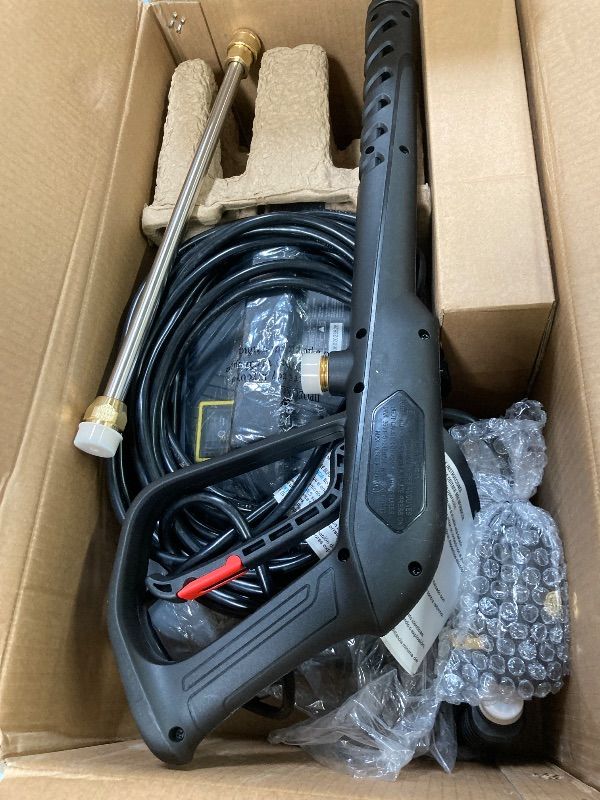 Photo 1 of ***DAMAGED NOZZLE -SELLING AS IS *** Active 2.0 Electric Pressure Washer – 2.0 GPM high Pressure Washer for DIY at Home car wash, Detailing and Other Cleaning transformations with 1800 Peak PSI