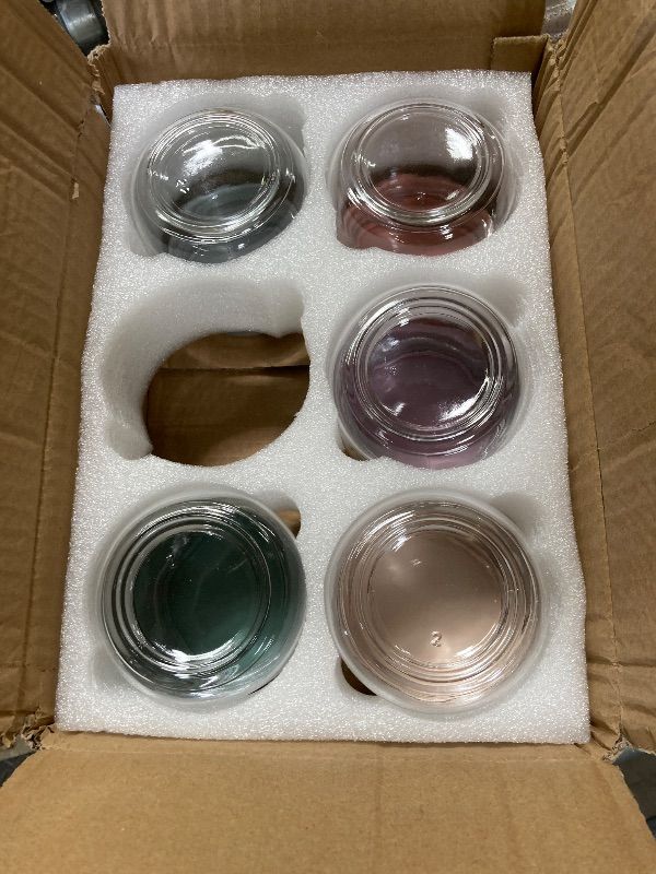 Photo 1 of ***MISSING ONE*** NETANY 5-pack 10oz Glass jars with Airtight Lids, Overnight Oats Containers with Lids, Wide mouth Mason Salad jars, Glass Food Storage Containers for Snacks Yogurt Spice Sugar