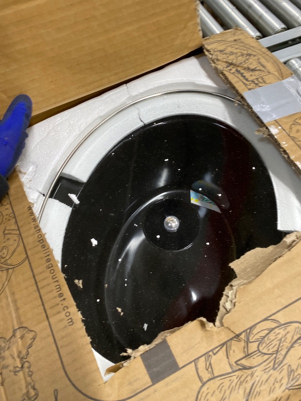 View 2 of ***DAMAGED -SELLING AS PARTS ONLY*** Elite Gourmet MST-900D 8.5Qt Digital Programmable XL Jumbo Slow Cooker, Adjustable Temp, Entrees, Sauces, Stews & Dips, Dishwasher Safe Glass Lid & Crock, Stainless Steel  ***BOX RIPPED/TORN***