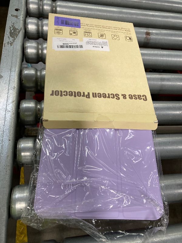 Photo 1 of ***Missing screen protector***Mastten for iPad (A16) 11th Generation Case 11 Inch 2025 with Screen Protector, iPad 10th Generation Case 10.9 Inch 2022 Cute Slim Hard Translucent Back Full Protective Trifold Stand Cover, Lavender***Missing screen protector