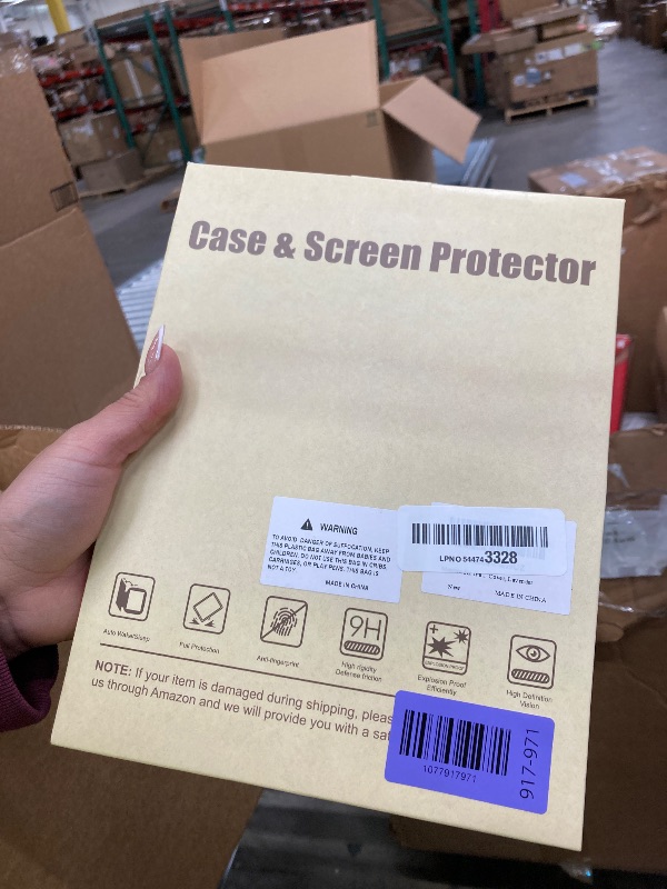 Photo 1 of ***Missing screen protector***Mastten for iPad (A16) 11th Generation Case 11 Inch 2025 with Screen Protector, iPad 10th Generation Case 10.9 Inch 2022 Cute Slim Hard Translucent Back Full Protective Trifold Stand Cover, Lavender***Missing screen protector