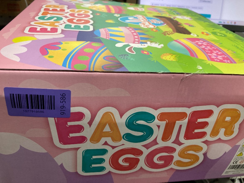 Photo 1 of [12 Surprise Golden Eggs] 500 Pack 2.3 Inch Plastic Easter Eggs, Empty Easter Eggs Fillable, Bright Colors Plastic Eggs Bulks for Easter Hunt, Easter Party Favor, Basket Stuffers Fillers