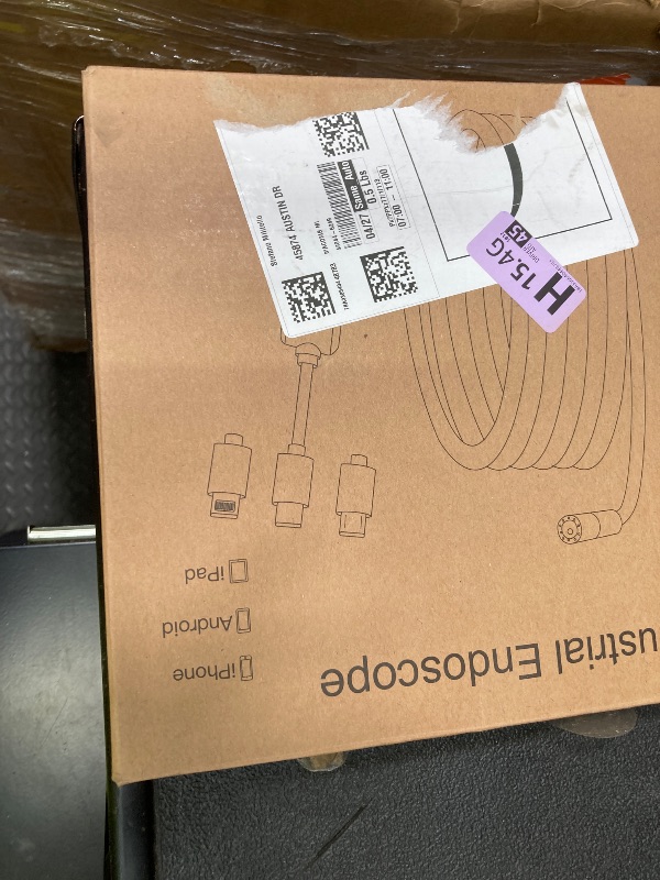 Photo 1 of [Dual-Lens] Endoscope Camera with Light,1920P HD Borescope with 8+1 Adjustable LED Lights, IP67 Waterproof Endoscope with Semi-Rigid Snake Cable, Inspection Borescope for iOS and Android-16.4ft