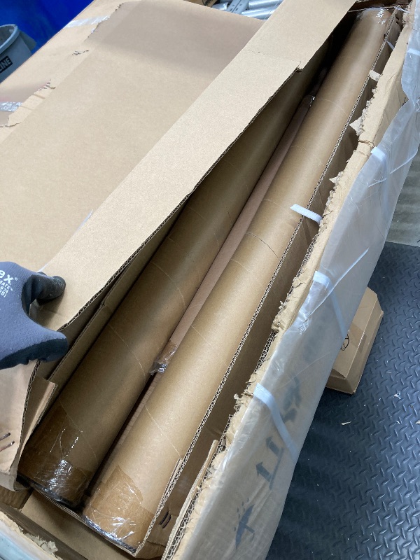 Photo 1 of *HEAVY* Signature Fitness Cast Iron Olympic 2-Inch Weight Plates Including 7FT Olympic Barbell, 130-Pound Set (85 Pounds Plates + 45 Pounds Barbell), Multiple Packages, Style #2