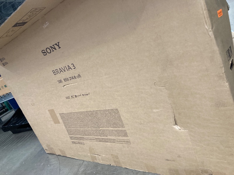 Photo 1 of **no return**Sony 85-Inch Class 4K Ultra HD BRAVIA 3 LED Smart TV with Google TV, Dolby Vision HDR, and Exclusive Features for PlayStation®5 (K-85S30)