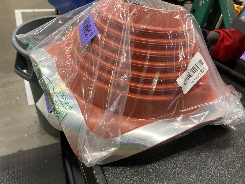 Photo 1 of #6 Metal roof Pipe Flashing Boot,Applicable to Pipe diameters ranging from 5" to 9" Wide high Temp Silicone Chimney Boot,Resistant to temperatures ranging from -100°F to 450°Metal roof Vent Boot