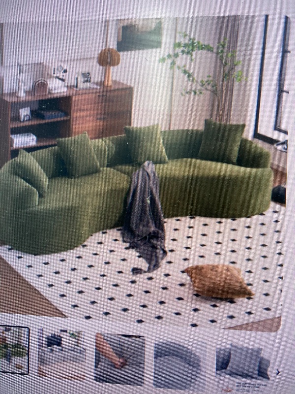 Photo 1 of [SOIYELIFE] MODEL LY-025 COMPRESSION SOFA :4 Seater Light Gray Sofa with Chenil fabric, 