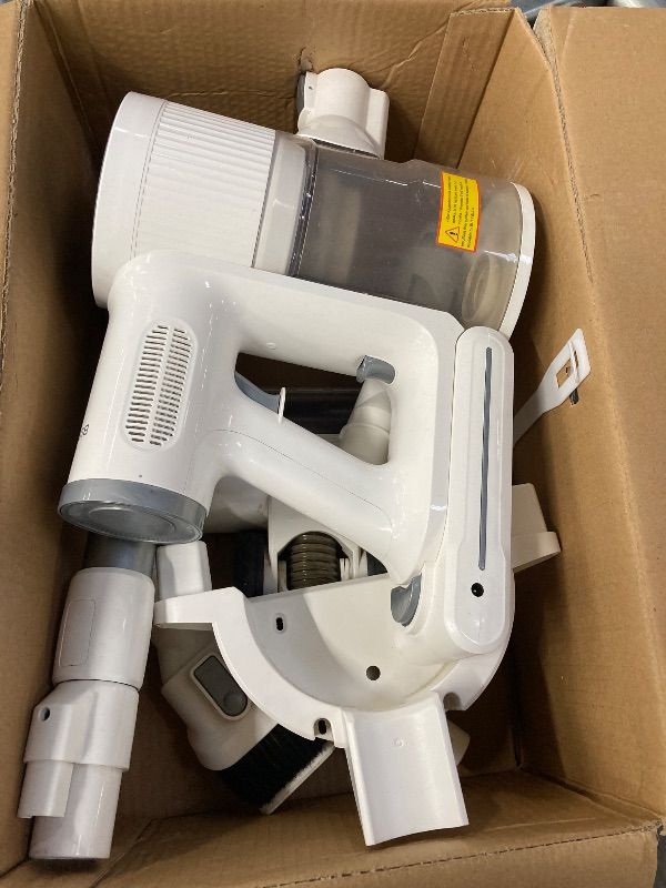 View 2 of ***NEEDS CLEANING****BUTY BULU Cordless Stick Vacuum Cleaner, 30KPa Handheld 2200mAh Rechargeable Battery Lightweight Small Vac Electirc Broom, 40Mins Runtime for Home Hard Floor Carpet Pet Hair Cleaning, LED Screen