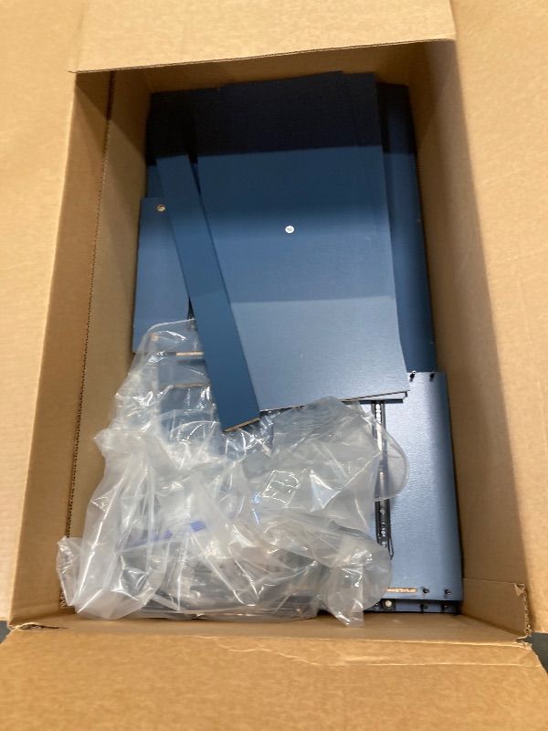 Photo 1 of ***MISSING PIECES -SELLING AS PARTS ONLY*** Merax Wood Hall Tree with 6 Hooks & Entryway Bench, Farmhouse Mudroom Versatile Coat Racks with 2 Large Drawers, Entrance Organizer for Hallway, Blue