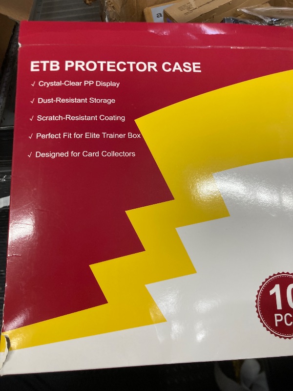 Photo 1 of ?10 Pcs? PKMN ETB-Protector Case, Elite Trainer Box Protector, ETB-Box Plastic Display Case-Compatible with Elite Trainer Boxes, Scratch-Resistant Material