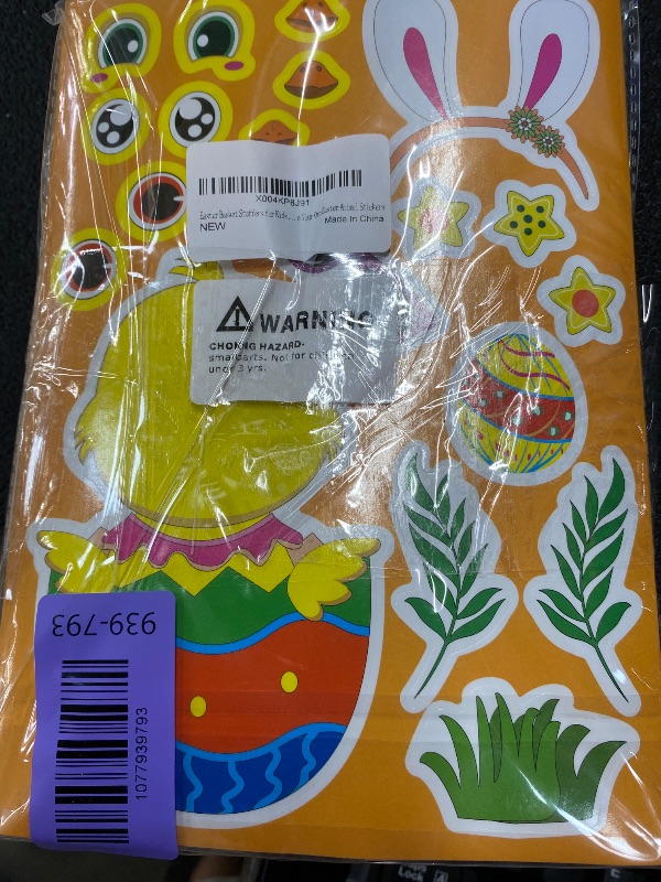 Photo 1 of ***PACK OF 3***40PCS Easter Stickers for Kids, Easter Basket Stuffers, Make Your Own Animal Stickers, Easters Eggs Bunny Chick Farm Animal Lamb, Birthday Party Favor Supplies