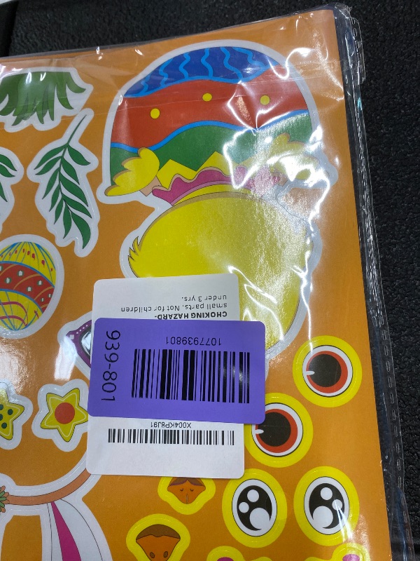 Photo 1 of ***PACK OF 3***40PCS Easter Stickers for Kids, Easter Basket Stuffers, Make Your Own Animal Stickers, Easters Eggs Bunny Chick Farm Animal Lamb, Birthday Party Favor Supplies