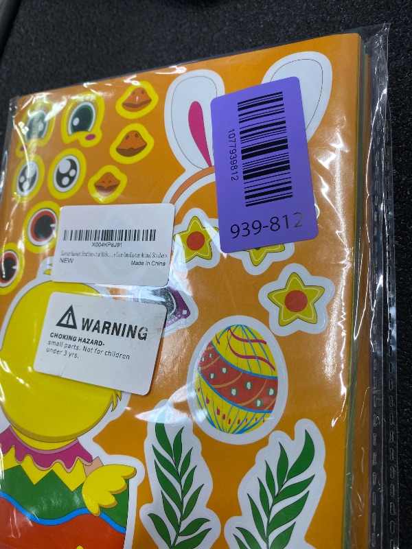 Photo 1 of ***PACK OF 3***40PCS Easter Stickers for Kids, Easter Basket Stuffers, Make Your Own Animal Stickers, Easters Eggs Bunny Chick Farm Animal Lamb, Birthday Party Favor Supplies