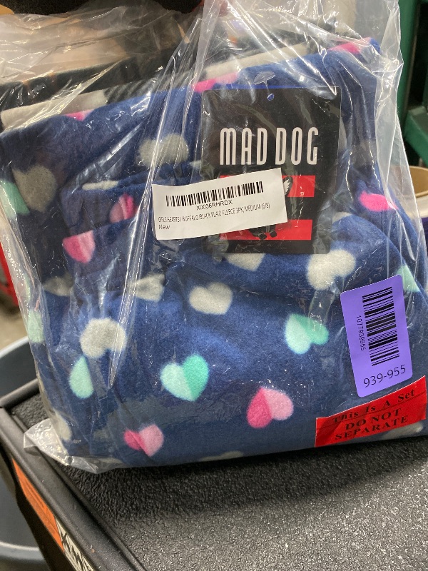 Photo 1 of ***Photo and description for reference purposes only***Mad Dog Girl's Pajama Pants - 2/3 Pack, Soft Micro Fleece Fashion Sleepwear Lounge. Sizes: 6-16, 2 Pack, 6-8, Pink Bow&Butterfly/Pink Stars