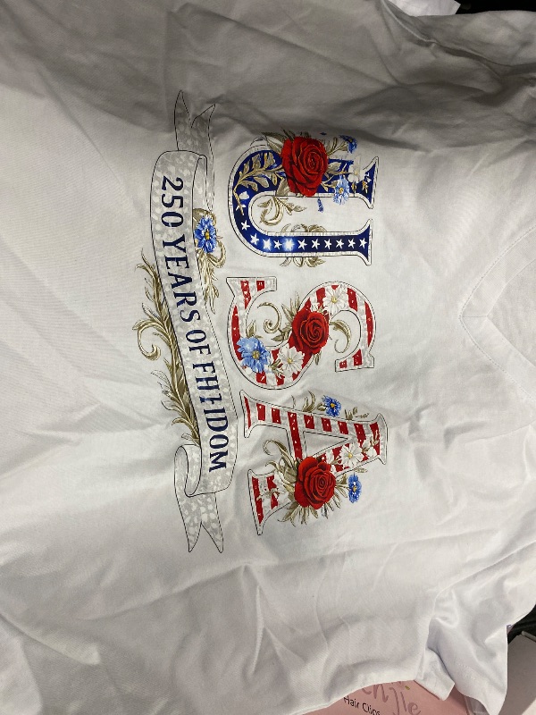 Photo 1 of ***Photo and description for reference only***250 Years American 250th 4th of July Anniversary 1776-2026 T-Shirt 2XL