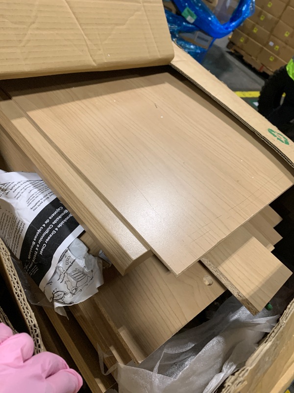 Photo 1 of ** USED/ DAMAGE MINOR** Storkcraft Brookside 4 Drawer Dresser (Driftwood) – GREENGUARD Gold Certified, Nursery Dresser for Kids Bedroom, Chest of Drawers
