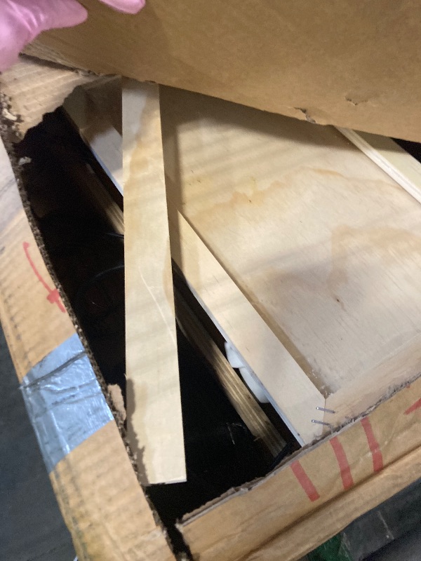 Photo 1 of ** VERY USED** Intelligent Chicken Brooder Box for Chick with Digital Thermostat, 32" Wide Large Wooden Chick Brooder Box with Heating Lamps, Sliding Drawers & Door Handle for Hamster Chicks Duck Indoor Outdoor