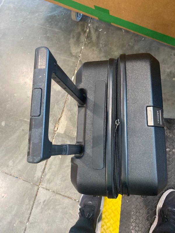 Photo 6 of ***FINAL SALE***MINOR DAMAGE ON HANDEL***KROSER Hardside Expandable Carry On Luggage with Spinner Wheels & Built-in TSA Lock, Durable Suitcase Rolling Luggage with USB Port, Carry-On 20-Inch, Black
