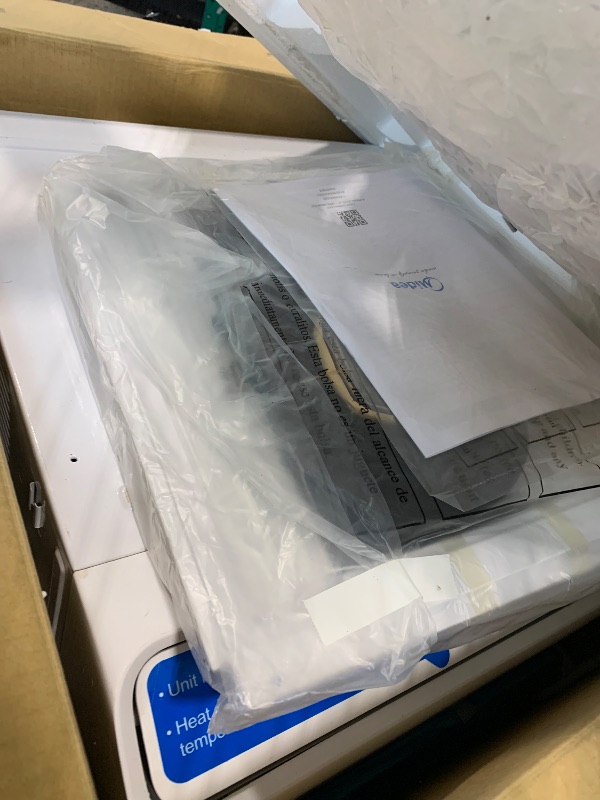 Photo 1 of [DAMAGED] Midea Inverter Window Air Conditioner with Heat – Quiet Window AC Unit and Heat Combo with Dehumidifier – Cools up to 550 Sq. Ft. – Energy Star Rated, Smart Control, Remote, 12,000 BTU