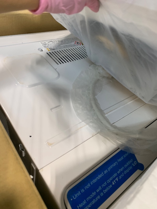 Photo 1 of [DAMAGED] Midea Inverter Window Air Conditioner with Heat – Quiet Window AC Unit and Heat Combo with Dehumidifier – Cools up to 550 Sq. Ft. – Energy Star Rated, Smart Control, Remote, 12,000 BTU