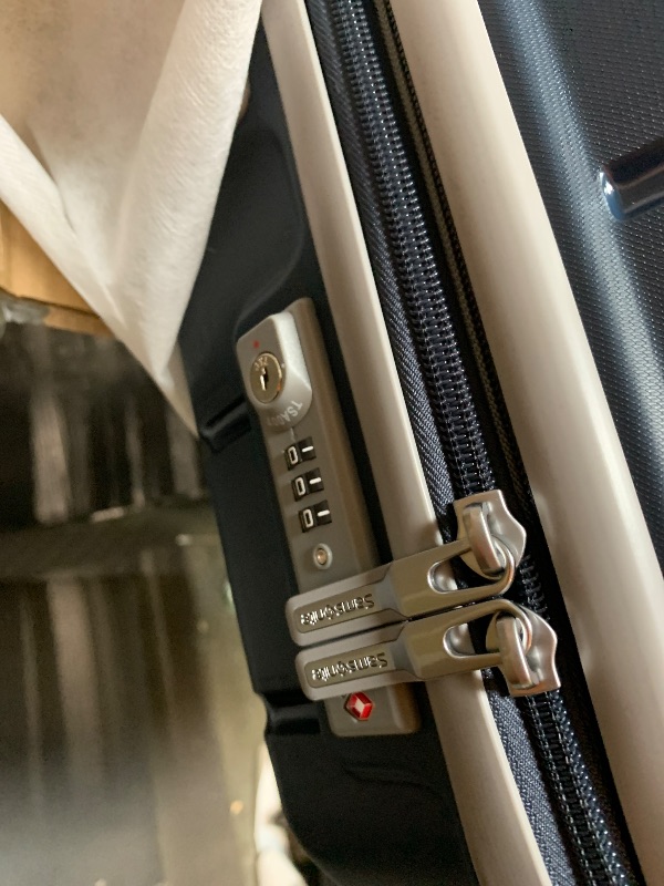 Photo 1 of !!!CANT OPEN !!FINAL SALE!!Samsonite Freeform 2-Piece Luggage Set - Carry-On & Large Checked Luggage with Dual Spinner Wheels - Durable Polypropylene Hardshell - TSA Lock, Airline-Approved - Expandable Hard Shell - Navy