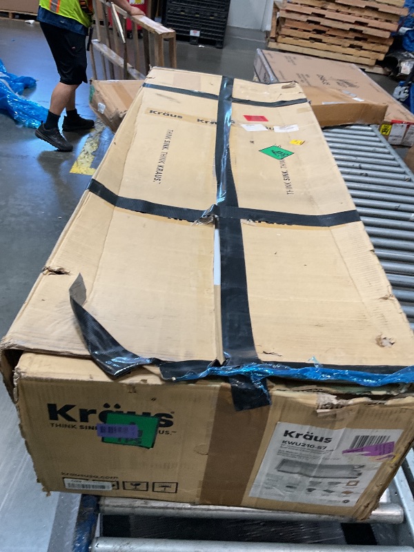 Photo 1 of ** NEW ** KRAUS Kore 57-inch Undermount Workstation 16 Gauge Single Bowl Stainless Steel Kitchen Sink with 10 Accessories, KWU210-57