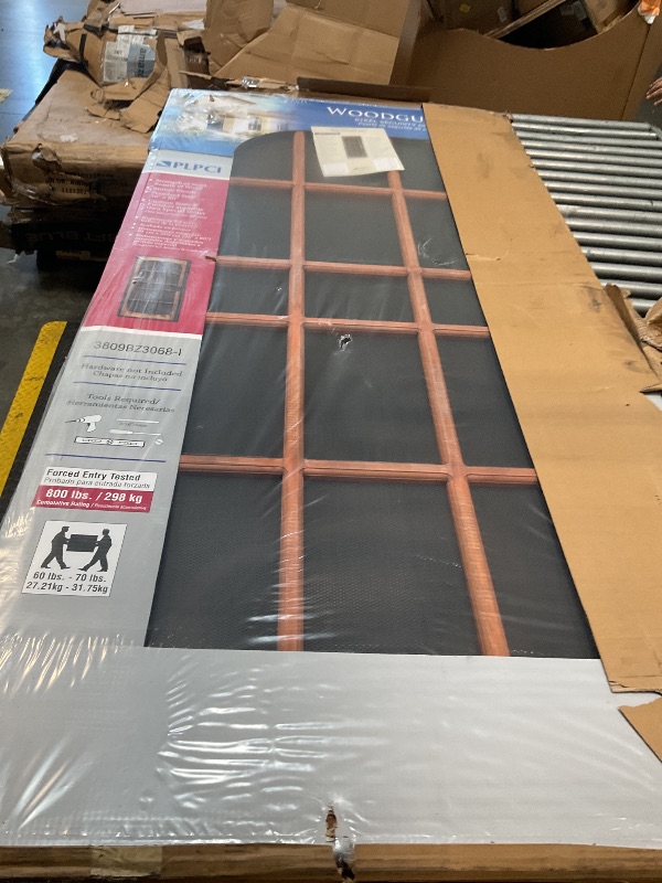 Photo 1 of ***SCREEN DOOR *** Prime-Line 3809BZ3068-I-WF Woodguard Steel Security Door, Bronze