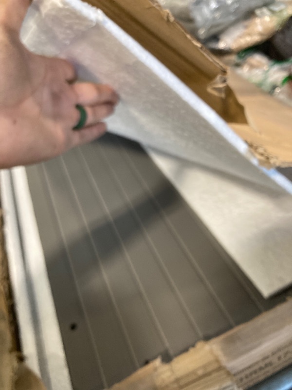 Photo 1 of ***FINAL SALE NO RETURN ***FOR PARTS *** New Age Pet ECOFLEX 48" Wide Large Reptile Habitat, Mojave Lounge for Snakes, Tortoises & Lizards in Maple, Black & Grey, Easy Assembly, Sliding Glass Doors & Mesh Top