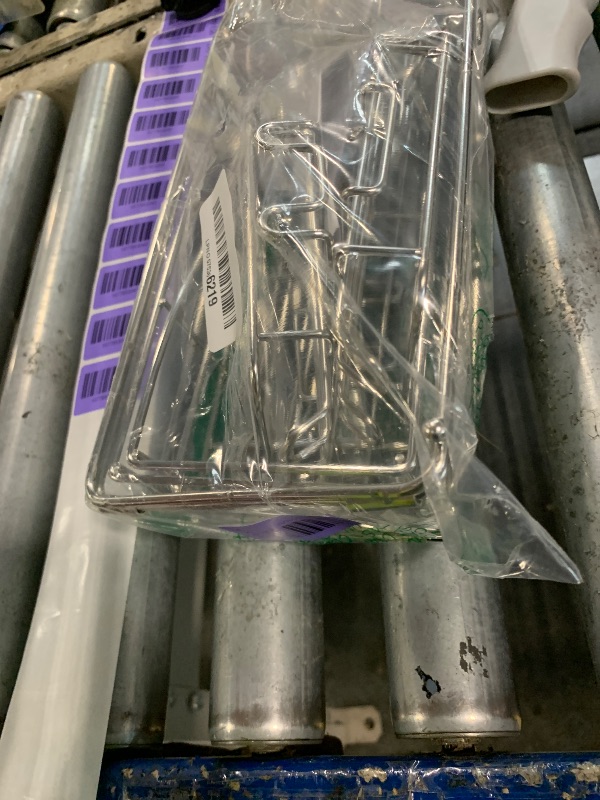 Photo 1 of ***DAMAGED*** DAOYA Shower Caddy - Organizer with 6 Hooks, Soap Basket & Self-Adhesive Pad, Silver