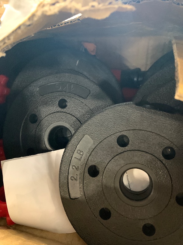 Photo 1 of ***INCOMPLET*****BCBIG Adjustable-Dumbbells-Sets,Free Weights-20lb(10lb*2) Dumbbells Set of 2 Convertible To Barbell A Pair of Lightweight for Home Gym,Women and Men Equipment