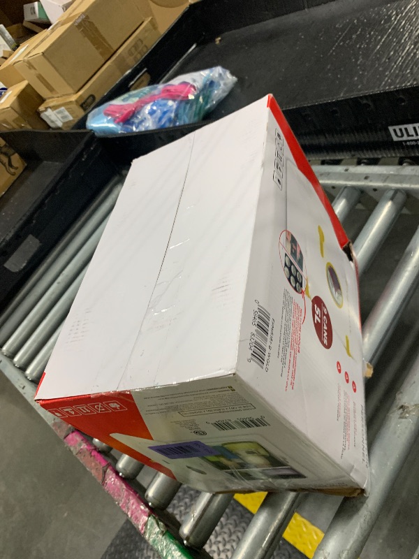 Photo 1 of ** ITEM NON FUCNTIONAL** 8/8 SOLD AS PARTS// FINAL SALE*** 
 Frigidaire Retro Mini Personal Fridge Cooler, Holds up to 9 Cans, Portable for Car, Office, Bedroom, Dorm Room, or Cabin, Includes 110V AC and 12V DC cords - White Gold (Special Edition Color) *