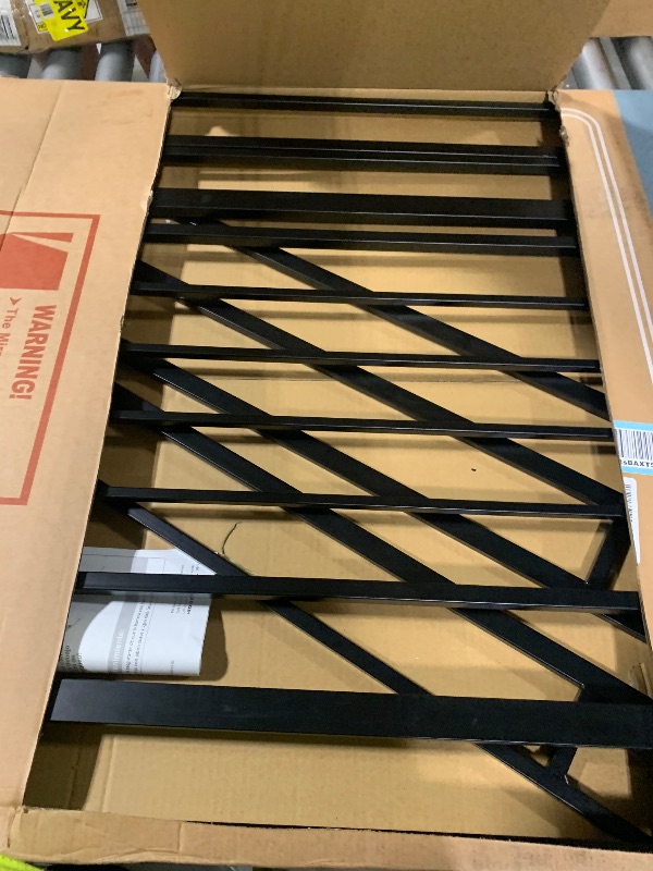 Photo 1 of ***box not accurate*** Ingenuity Multi-Use Decorative Extra Tall Walk-Thru Baby Gate, Fits Openings 28.5-48 Inch (Pack of 1), Black Metal, for Doorways and Stairways, 36' Tall Baby and Pet Gate, Black, One Size