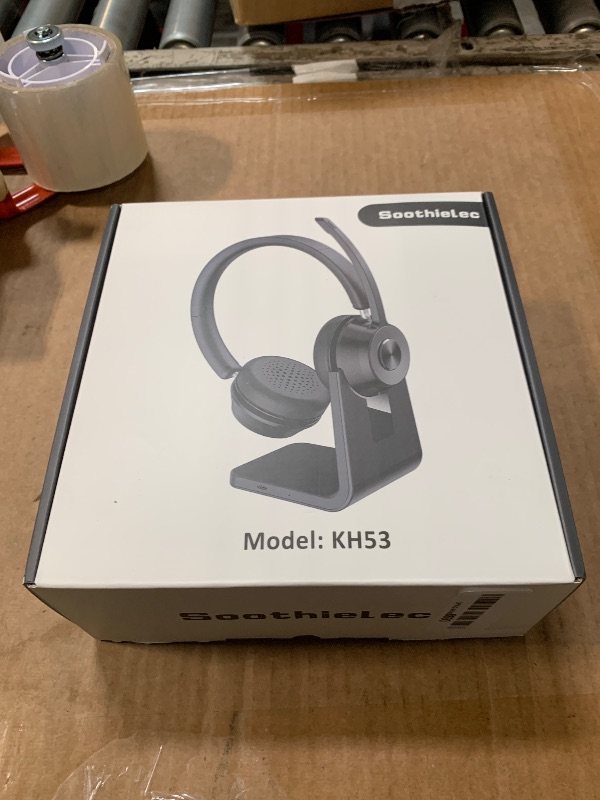 Photo 1 of (Upgraded Version) Wireless Headset, Bluetooth Headset with Noise Cancelling Microphone, Best Headphones with Mic Mute & USB Dongle for PC/Computer/Laptop/Cell Phones/Remote Work/Call Center