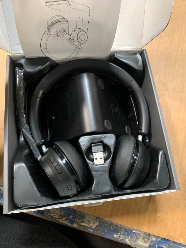 Photo 1 of (Upgraded Version) Wireless Headset, Bluetooth Headset with Noise Cancelling Microphone, Best Headphones with Mic Mute & USB Dongle for PC/Computer/Laptop/Cell Phones/Remote Work/Call Center