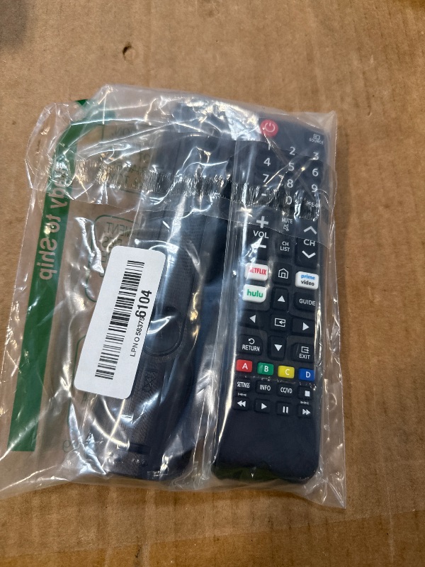 View 2 of ?Pack of 2? New Universal Remote for All Samsung TV Remote, Replacement Compatible for All Samsung Smart TV, LED, LCD, HDTV, 3D, Series TV
